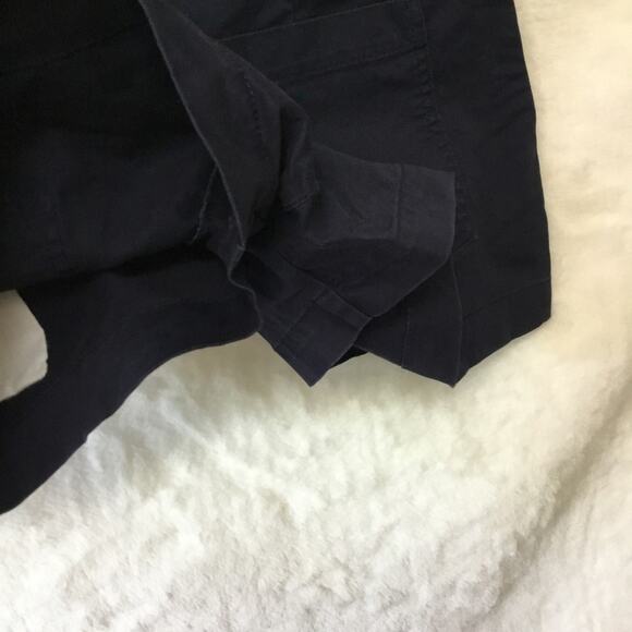 GAP Factory Navy Blue 3'' Mid Rise Khaki Shorts with Washwell - Picture 12 of 12